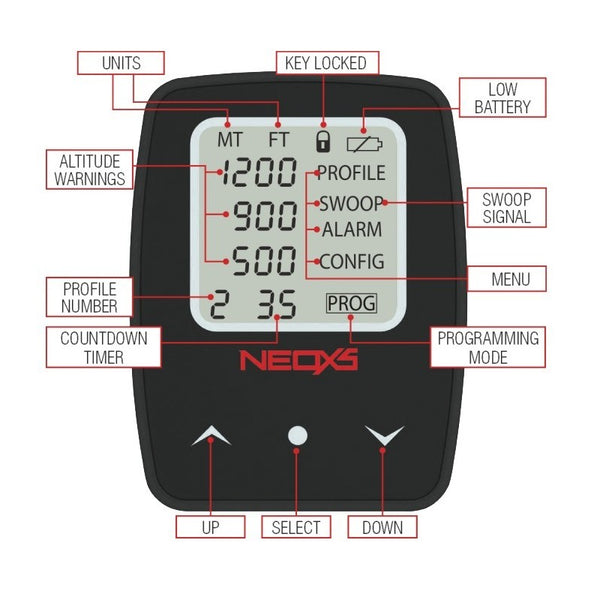 ParaSport NeoXS audible altimeter